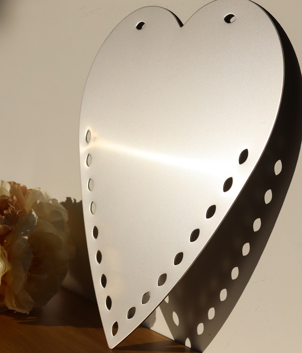 Stainless Steel Pressed Heart