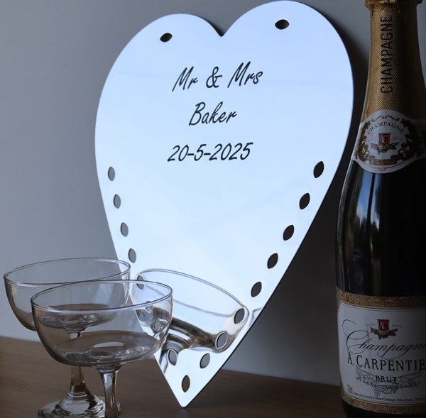 Metal Anniversary Heart