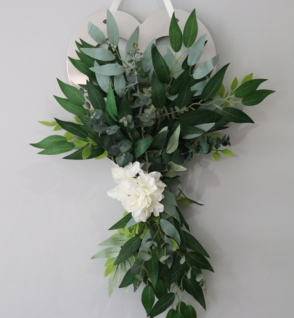 Metal Hearts for funeral wreaths