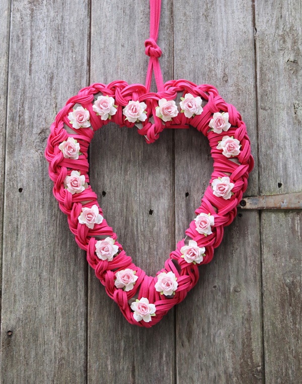 Metal Heart hung in the home